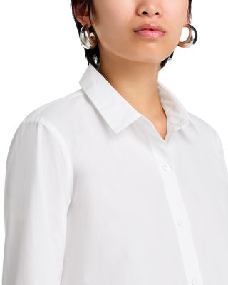 Collared Button Front Shirt