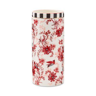 MacKenzie-Childs - Cardinal Toile Tall Vase