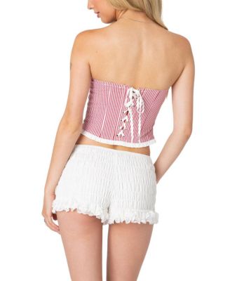 Hamilton Pinstripe Poplin Corset