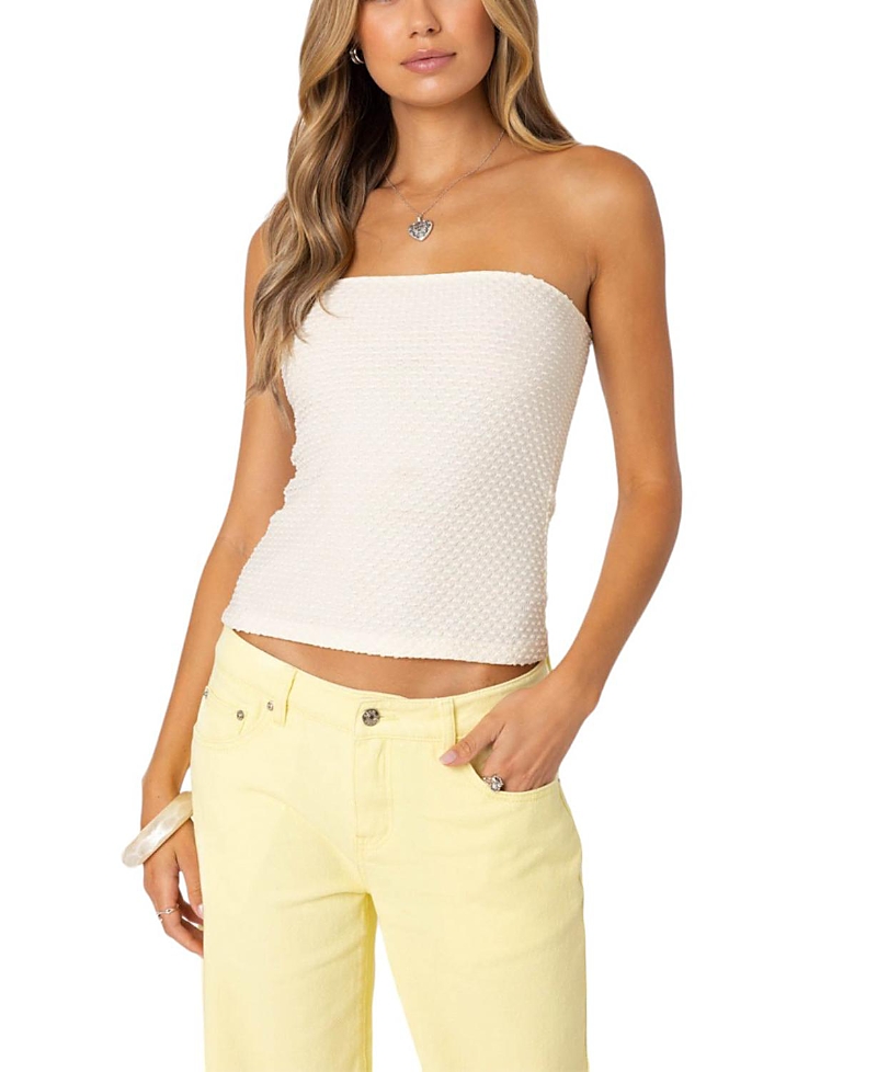 EDIKTED ALBINA TEXTURED TUBE TOP