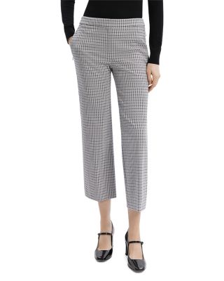 パンツ MEDI HOUNDSTOOTH STRAIGHT PANTS Houndstooth Dress Pants for Men's Classic Straight Leg