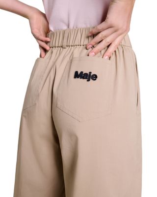 Piuma Wide Leg Gabardine Trousers