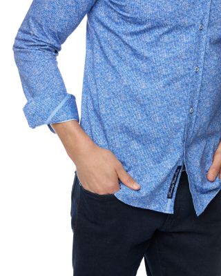 Boden Button Front Printed Shirt