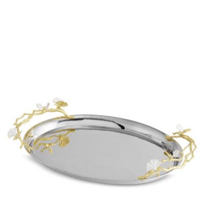 Butterfly Ginkgo Gold Large Tray