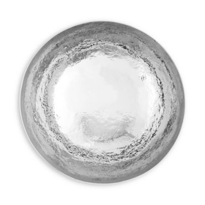 Pomegranate Silver and Gold Serving Bowl