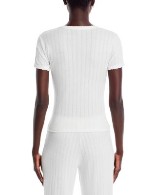 Pointelle Tee