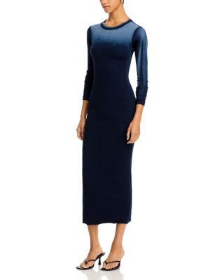 Cotton Citizen Verona Ribbed Coated Dress