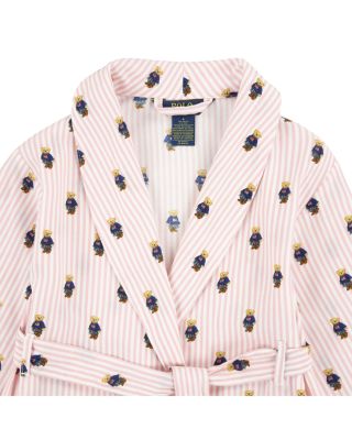 Girls' Woven Polo Bear Robe - Big Kid