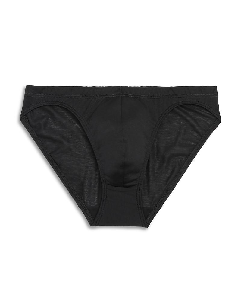 Hanro Cotton Sporty Bikini Briefs In Black