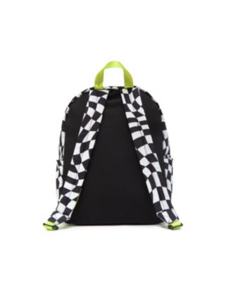 Patched Checkered Backpack