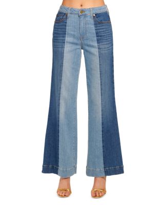 Ramy Brook - Vinnie High Rise Wide Leg Jeans in Tonal Wash