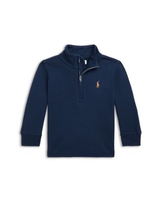 Ralph Lauren - Boys' Interlock Quarter Zip Pullover - Baby