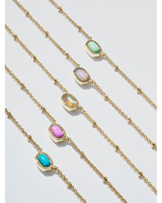 Mini Elisa Satellite Short Pendant Necklace, 15"-19"