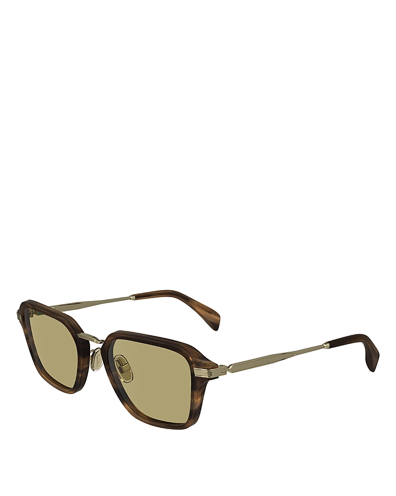 Paul Smith Kean Rectangular Sunglasses, 52mm In Brown/tan Solid