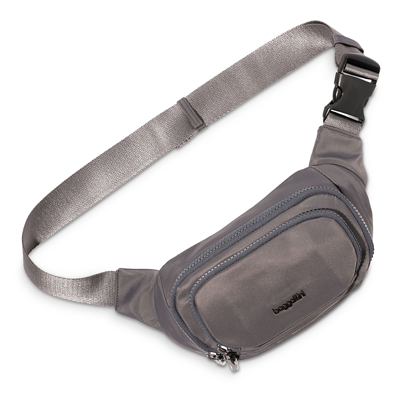 Baggallini On The Go Belt Bag Waist Pack In Smoke Twill
