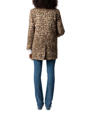 新品ZADIG＆VOLTAIREDELUXE定価54000レオパード ジャケット