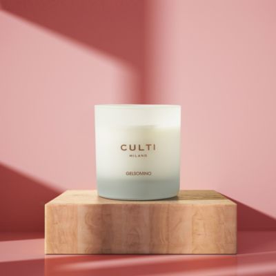 White Vase Candle, 9.5 Oz.