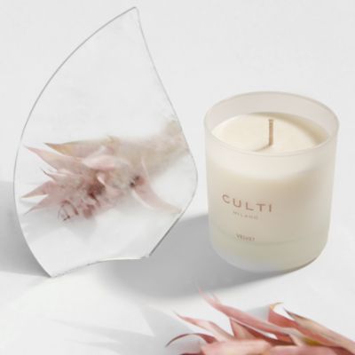 White Vase Candle, 9.5 Oz.