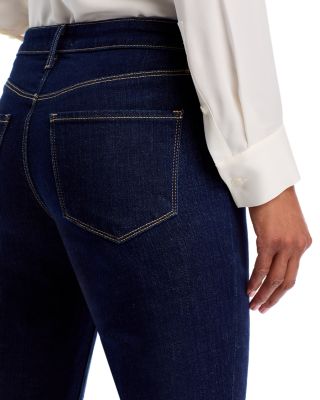 Lenora Low Rise Seamed Flare Jeans in Koval