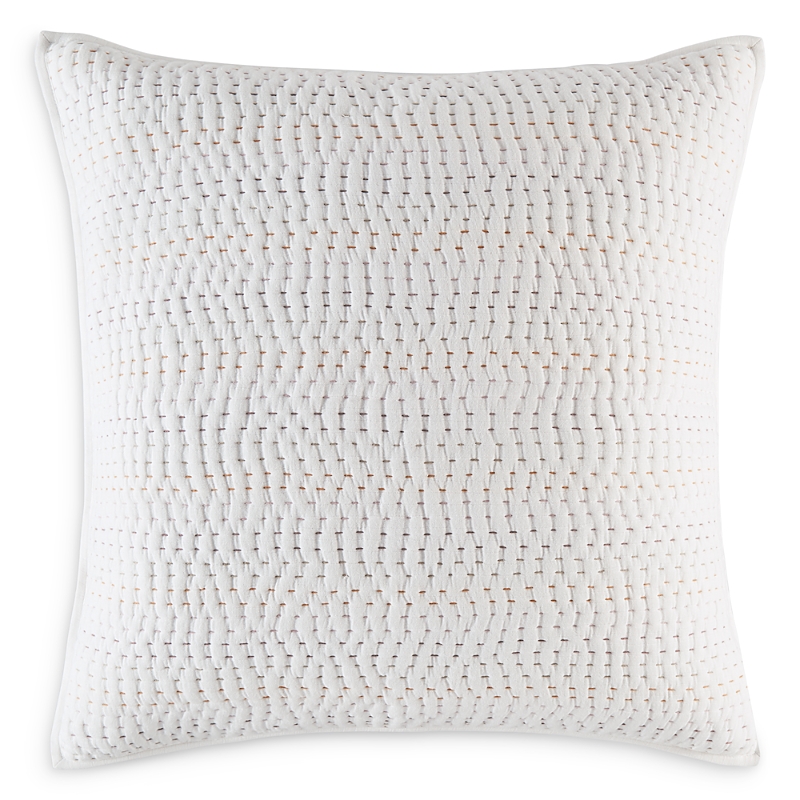 Sky Multicolor Pickstitch Quilted Euro Sham Set - Exclusive In Magenta