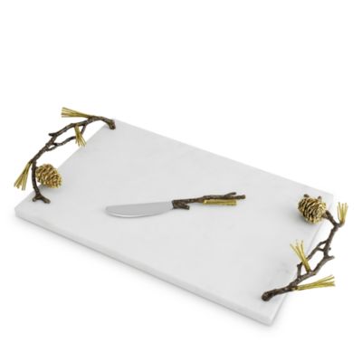 Pine Cone Cheeseboard with Knife