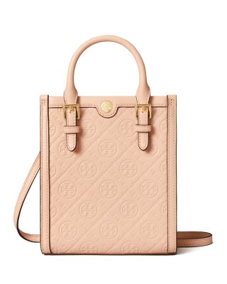 Tory Burch - T Monogram Leather Mini N/S Tote