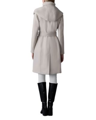 24AW new/Mackage 2-in-1ダブルフェイスウールコート Coat Beige Mackage Shia 2 in 1 Double Face Wool Coat with Removable Bib