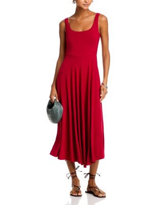 AQUA - Knit Sleeveless Midi Dress - Exclusive