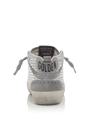 Unisex Mid Star Embellished Mid Top Sneakers