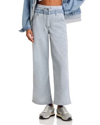 Vintage Havana - Denim Fleece 2fer Pants