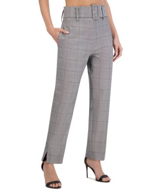 Bcbgmaxazria Belted Straight Leg Pants