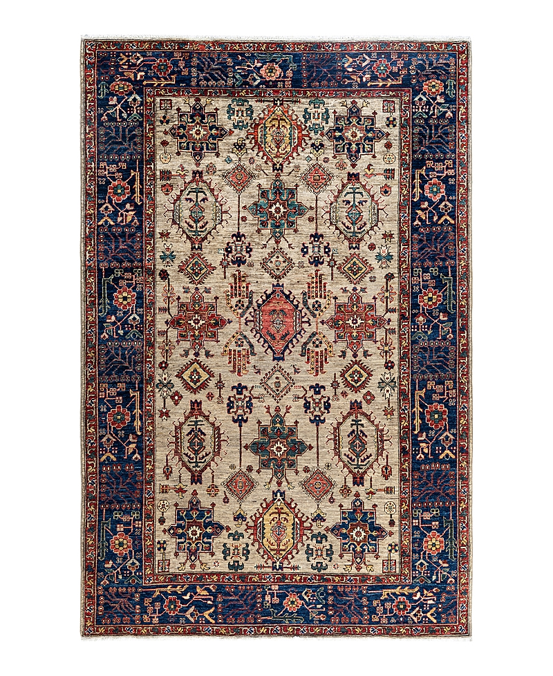 Bloomingdale's Serapi M1993 Area Rug, 6' X 9'2 In Brown