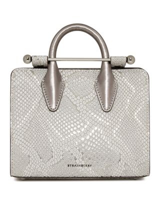 Nano Metallic Leather Tote