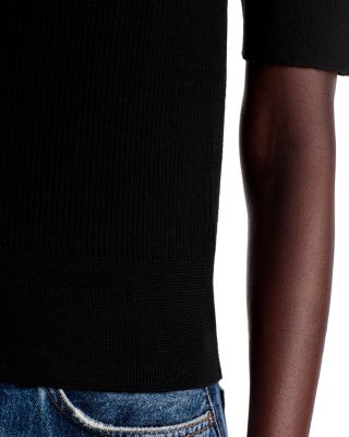 Merino Wool Ribbed Sweater