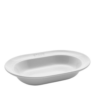 Staub 10" Oval Serving Dish, White