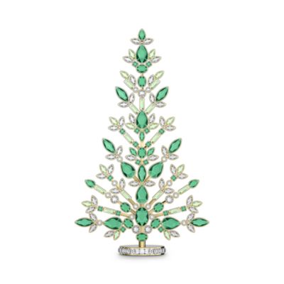 Swarovski Gema Holiday Tree, Green