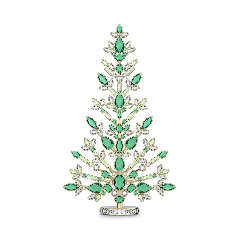 Swarovski Gema Holiday Tree, Green In Multi