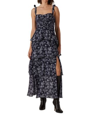Mellorie Floral Ruffle Tiered Maxi Dress