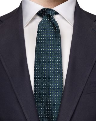 Eton - Classic Geometric Pattern Silk Tie
