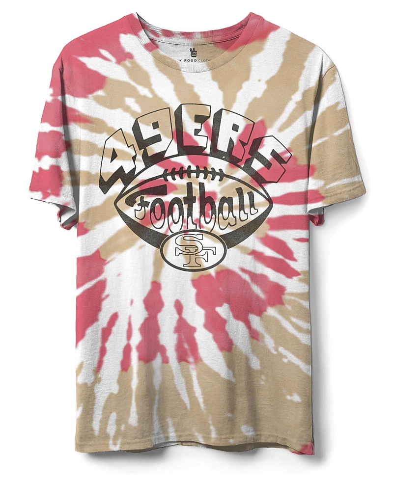 Junk Food Clothing Nfl San Francisco 49ers Football Tie Dye Tee In Tie Dye