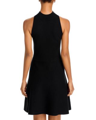 Mock Neck Sleeveless Knit Mini Dress - Exclusive