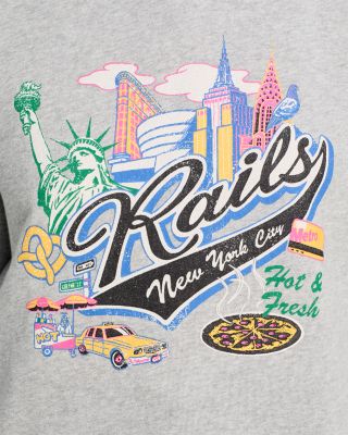 Vintage Graphic Raglan Sweatshirt