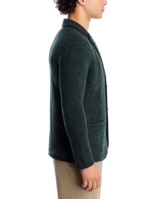 Winter Wool, Cotton & Nylon Moulin&eacute; Sweater Jacket