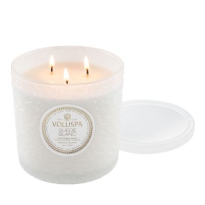 Suede Blanc Boxed Luxe Candle 30 oz.