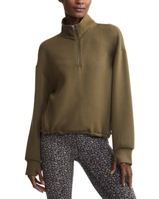 Varley - Sian Cropped Half Zip Sweatshirt
