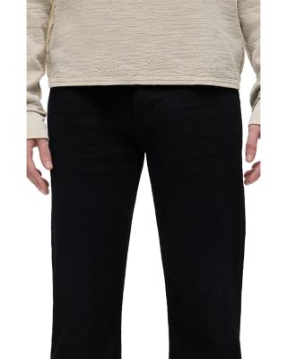 Byron Straight Fit Jeans in Black Ridge