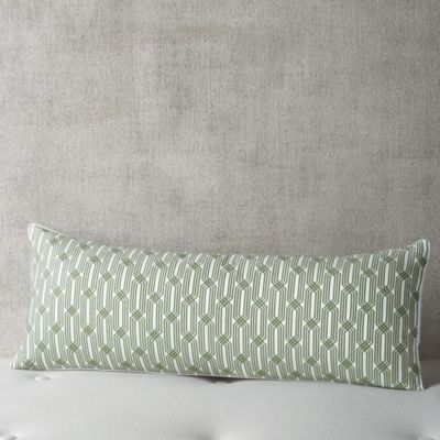 Italian Tivoli Embroidered Decorative Pillow, 14" x 36" - Exclusive