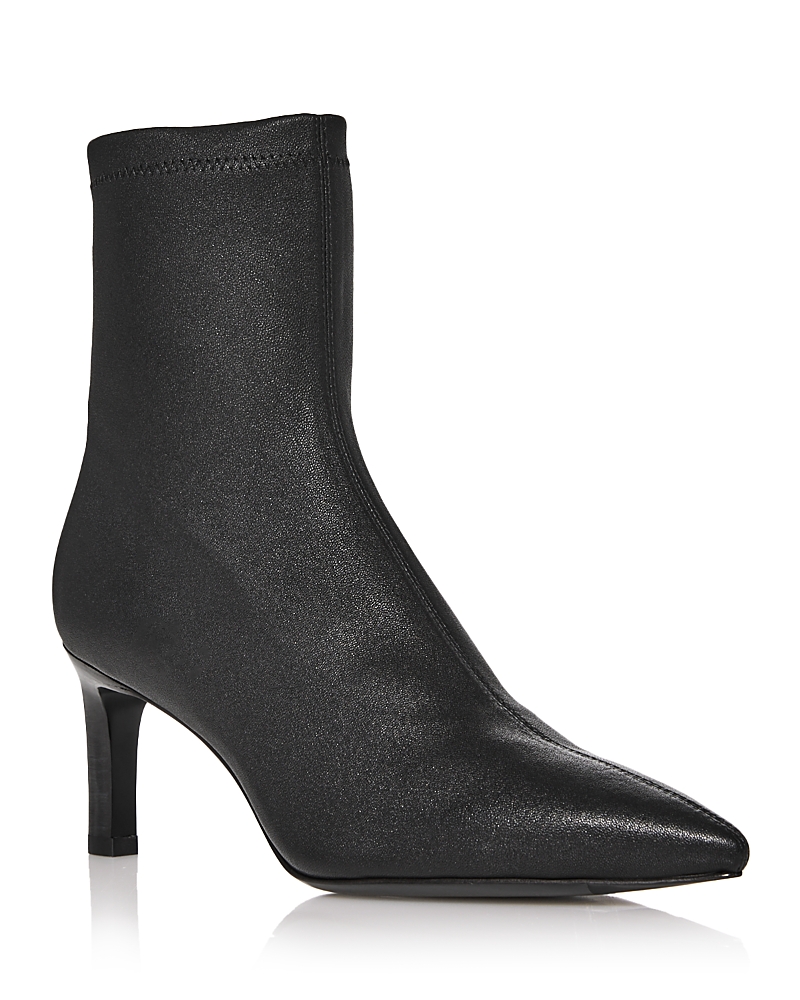 Rag & Bone Britt Pointed Toe Sock Bootie In Black