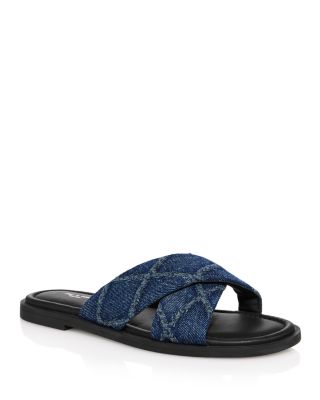 rag & bone - Women's Geo Crossover Strap Slide Sandals