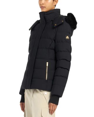 Moose Knuckles - Betta Shearling Trim Down Puffer Jacket